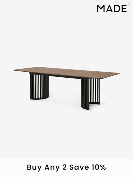 MADE.COM Walnut Zaragoza Extending Dining Table (536967) | £1,399