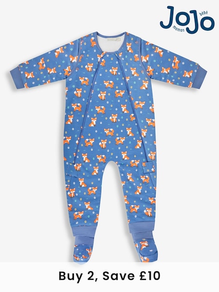 JoJo Maman Bébé Blue Fox 2.5 Tog Sleep Snuggler (538161) | £39.50