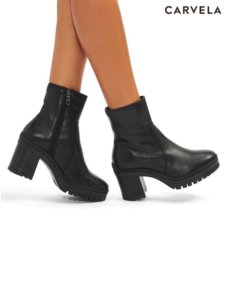 Carvela Comfort Black Secure Ankle Boots (538533) | £189