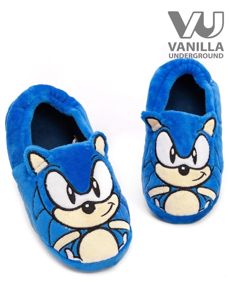 Vanilla Underground Blue Sonic Winter Slippers (539095) | £17