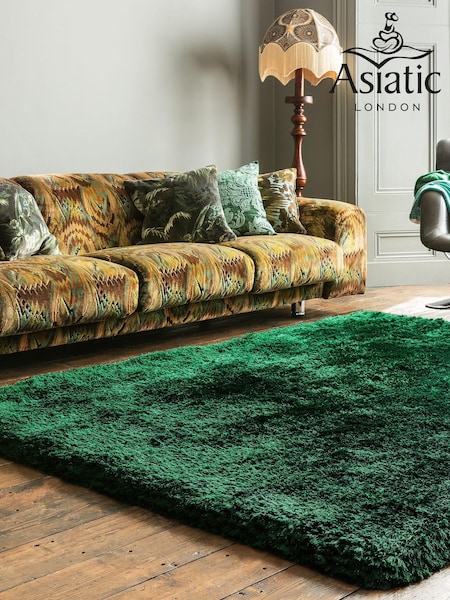 Asiatic Rugs Green Plush Rug (540089) | £355 - £640