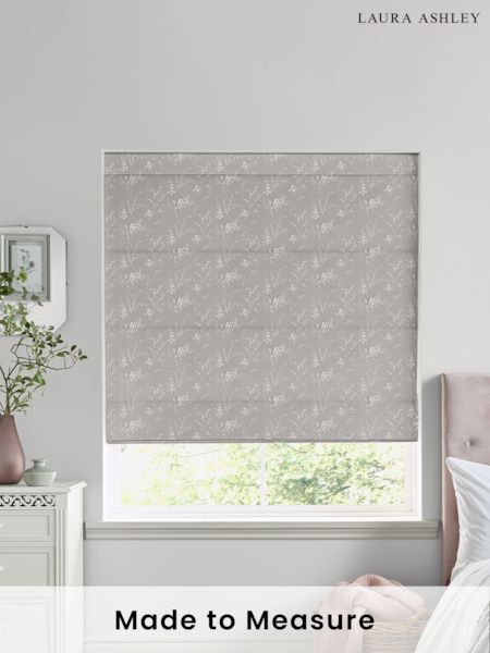 Laura Ashley Grey Pussy Willow Made to Measure Roman Blind (541102) | £94