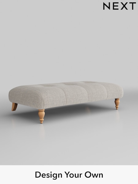 Chunky Weave/Dove Grey Erin Buttoned Back Deep Sit (541109) | £499