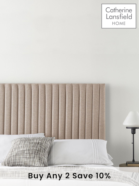 Catherine Lansfield Natural Headboard (541787) | £115 - £190