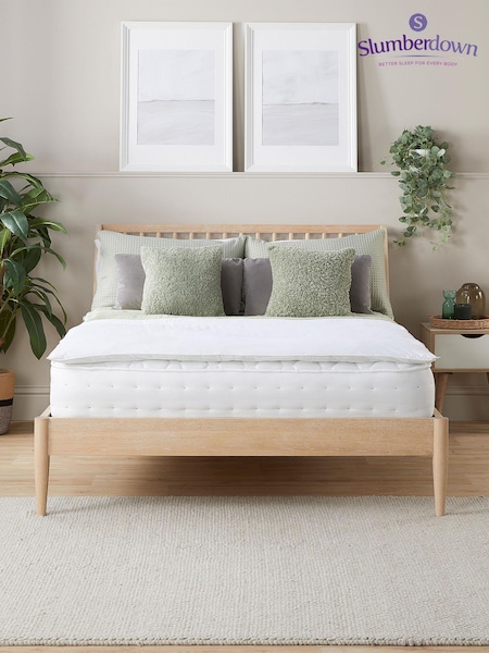 Slumberdown White Sleep Soundly Anti Allergy 3cm Mattress Topper (544409) | £26 - £37