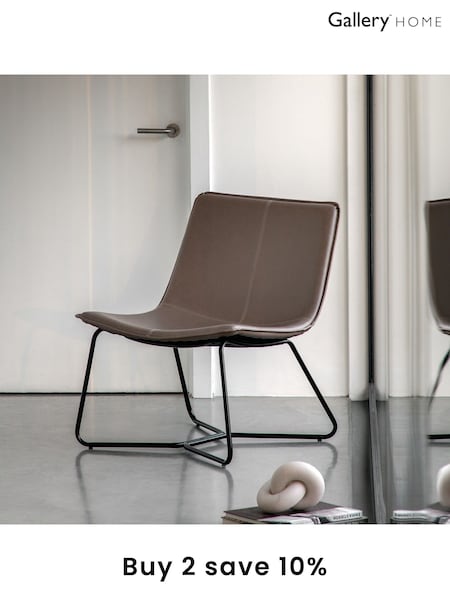 Gallery Home Orange Texas Lounge Chair (544460) | £226