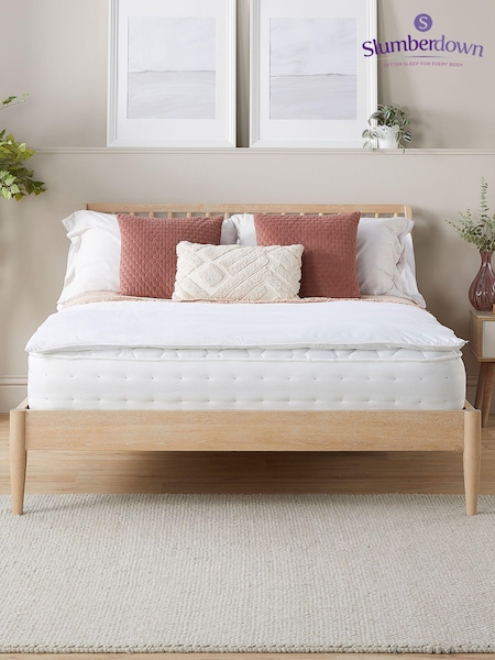 Slumberdown White Medium Sleep Soundly Mattress Topper (544857) | £25 - £36