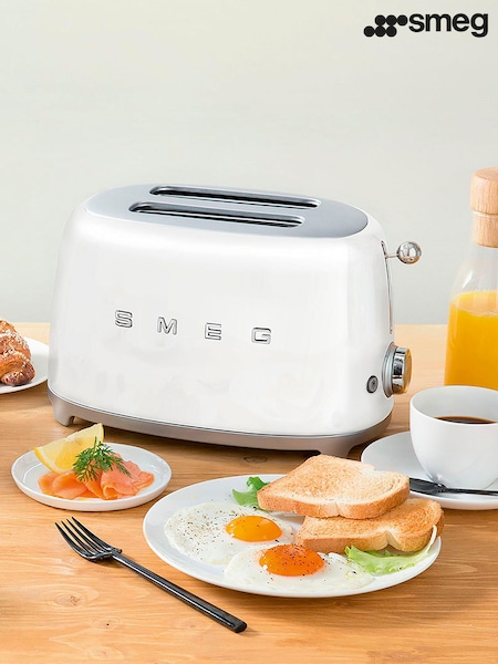 Smeg White 2 Slice Toaster (546952) | £150