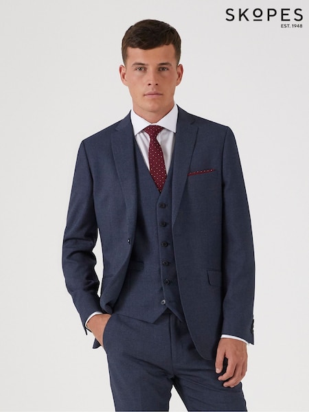 Skopes Blue Harcourt Slim Fit Suit Jacket (547075) | £110