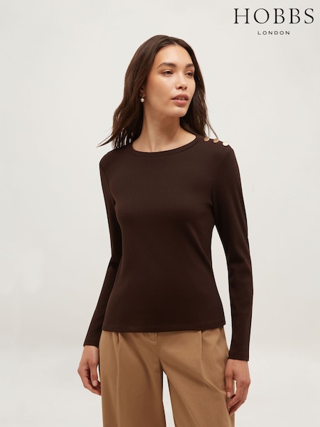 Brown - Hobbs Tamsin Top