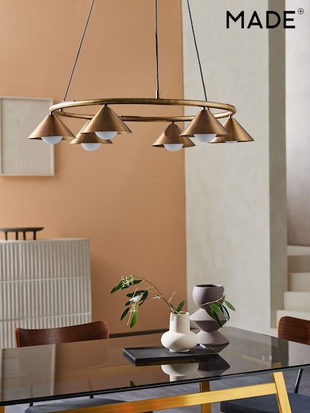 MADE.COM Brass Rhett Chandelier Light (549154) | £279