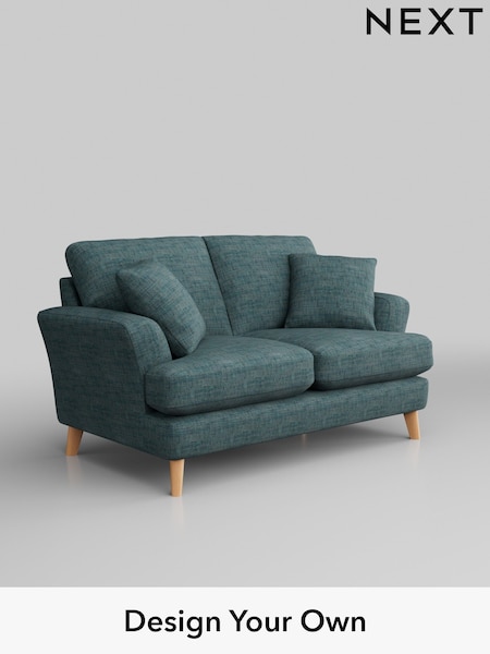 Boucle Weave Easy Clean/Dark Teal Green Conway Relaxed Sit (550495) | £1,050