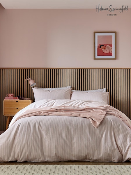 Helena Springfield Twill Stripe Cotton Rich Cover Set