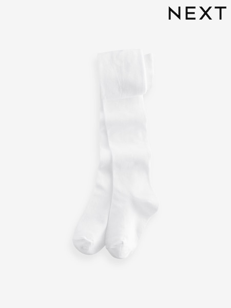 White Cotton Rich School Tights (553022) | £3.50 - £5.50