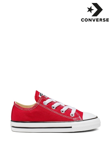 Converse Red Chuck Taylor All Star Infant Low Trainers (553212) | £32
