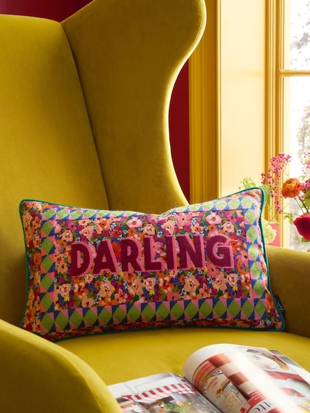Sophie Robinson Darling Ditsy Reversible Filled Cushion