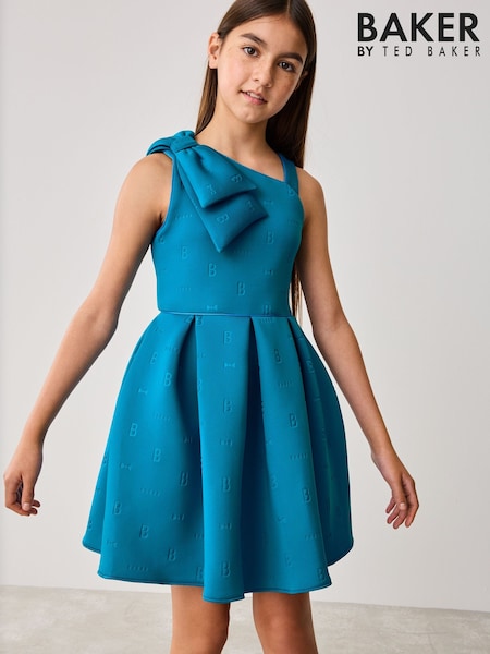 Baker by Ted Baker Bow Detail Embossed Scuba Dress (555635) | £40 - £45