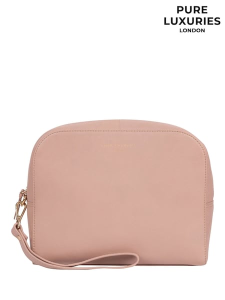Pure Luxuries London Brompton Leather Cosmetic Bag (556825) | £49
