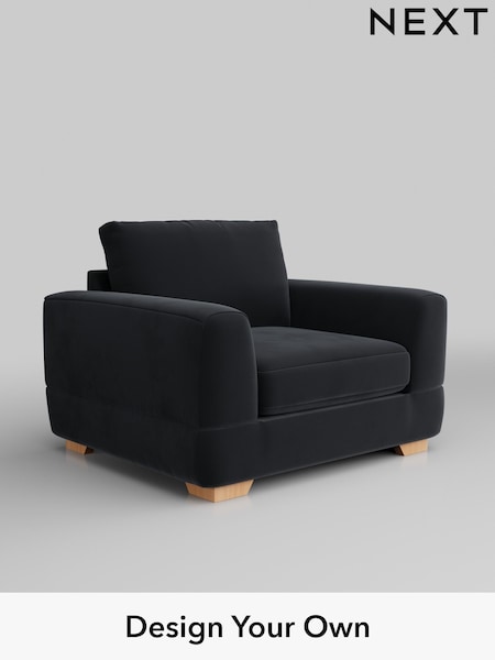Plush Velvet Easy Clean/Charcoal Grey Clayton (557749) | £850