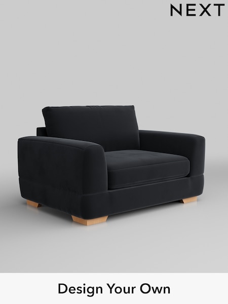 Plush Velvet Easy Clean/Charcoal Grey Clayton (557749) | £950
