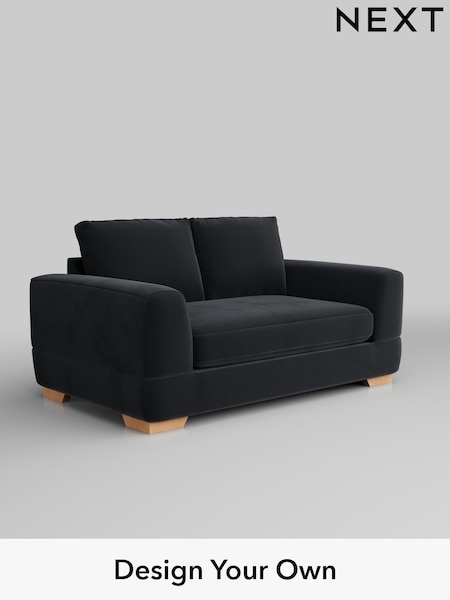 Plush Velvet Easy Clean/Charcoal Grey Clayton (557749) | £1,125