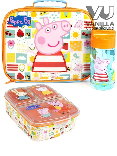 Vanilla Underground Orange Peppa Pig Licensing Lunch Box Set (558519) | £25