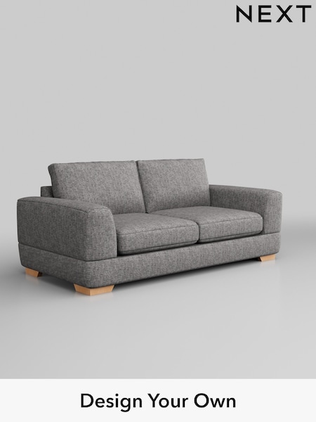 Chunky Boucle Easy Clean/Light Grey Clayton (560942) | £1,225