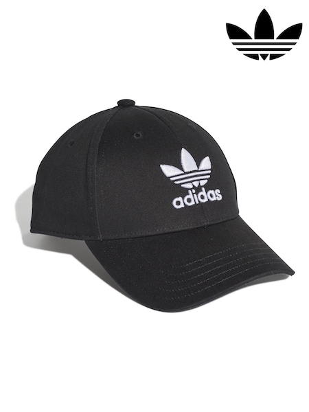 adidas Originals Black Trefoil 100% Cotton Baseball Cap (561814) | £18