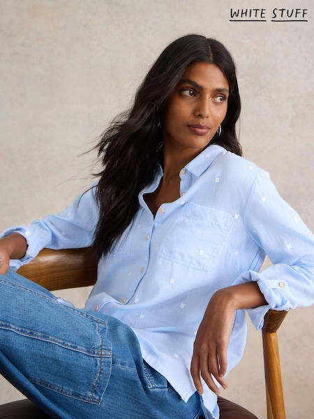 White Stuff Blue Sophie Shirt (561970) | £49