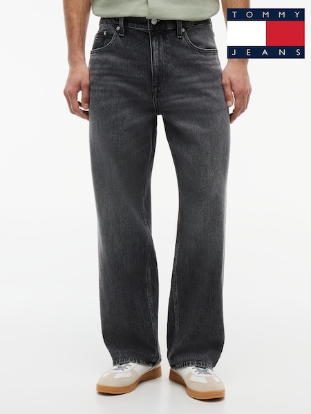 Black - Regular Tommy Jeans Jaimie Faded Relaxed Straight Jeans