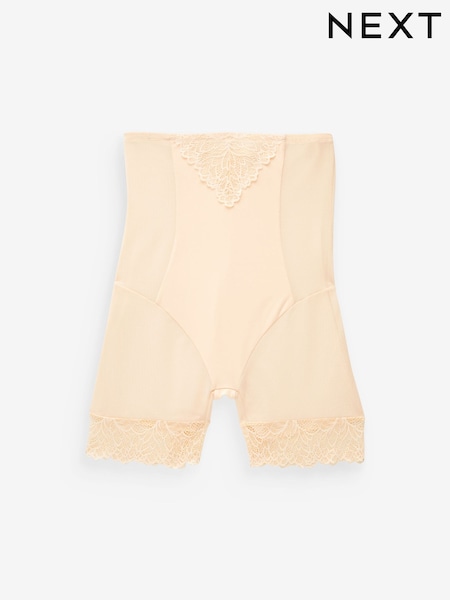 Pastel Rose Nude Thigh Smoother Short Firm Tummy Control Shaping Briefs (562192) | £25
