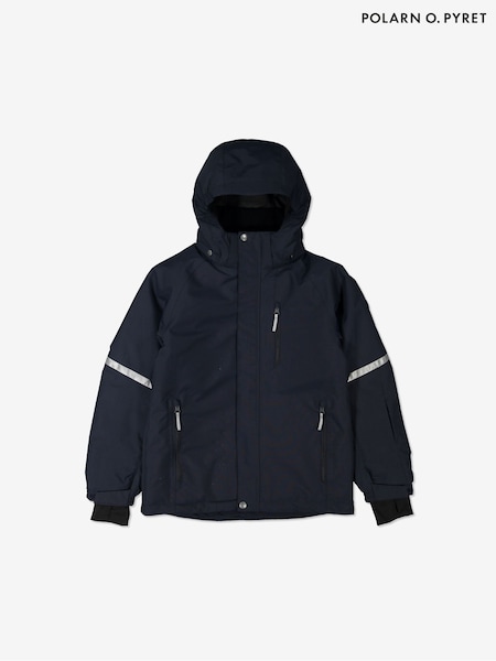 Polarn O. Pyret Blue Waterproof Ski Padded Jacket (563448) | £95