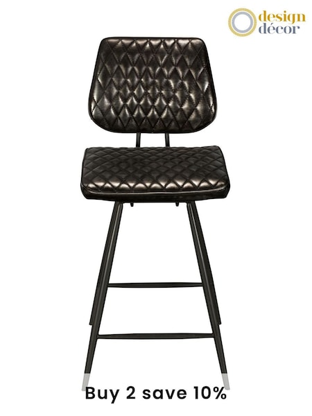 Design Décor Tarnished Black Carson Bar Stool (563542) | £150