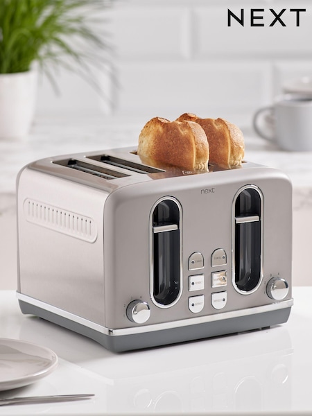 Light Grey Electric 4 Slice Toaster (563809) | £58