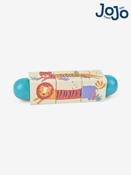 JoJo Maman Bébé Safari Wooden Twist Blocks (564172) | £10