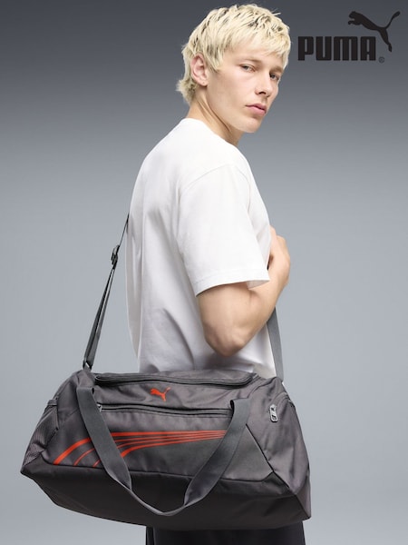 Grey - Regular Puma Fundamental Small Sports Bag