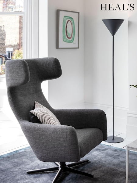 HEAL'S Blue Scala TENCEL™ Rug (566551) | £930 - £1,340