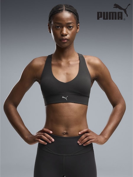 Black - Puma Shapeluxe Mid Sports Bra