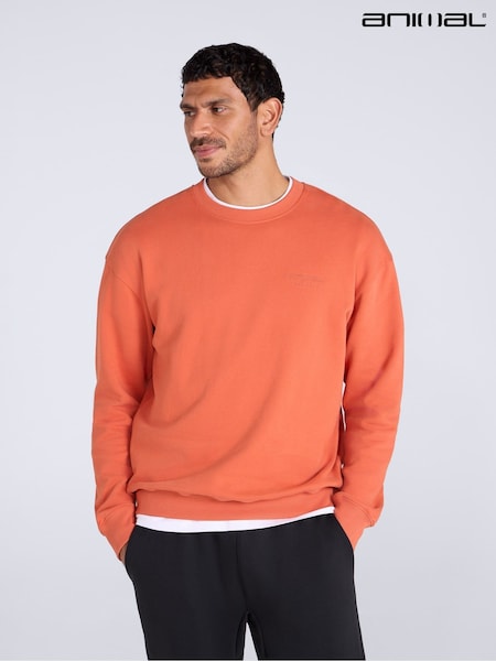 Orange - Regular Animal Jonah Sweatshirt