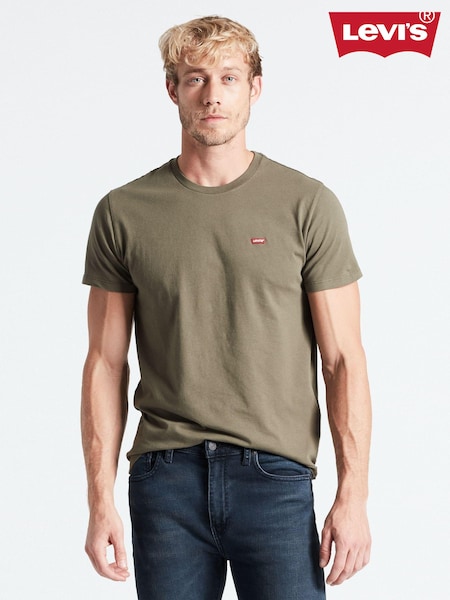 Levi's® Green Original Housemark 100% Cotton T-Shirt (567030) | £25