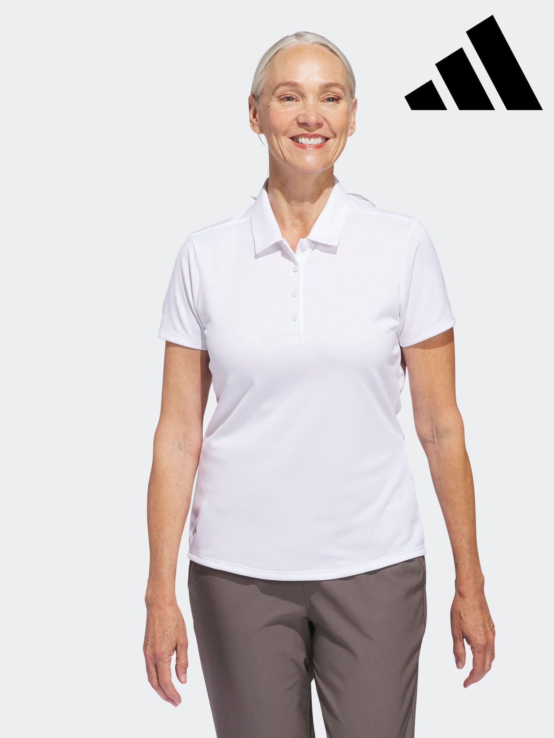 Buy Women's Polo Shirts White Short Sleeve Tops Online | Next UK