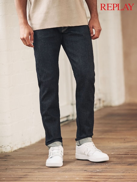 Replay Indigo Blue Anbass Slim Fit Jeans (568514) | £160