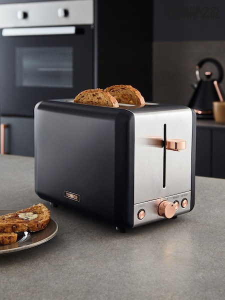 Tower Black 2 Slot Toaster (570065) | £30