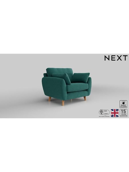 Fine Chenille Easy Clean/Dark Juniper Green Wilson (570085) | £650
