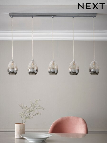 Smoke Grey Isla 5 Light Pendant Ceiling Light (570682) | £99