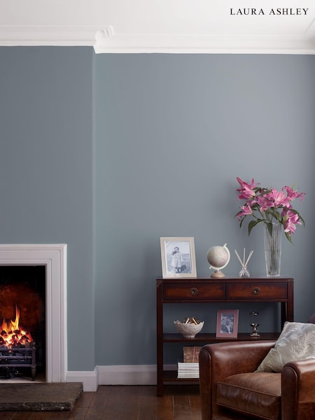 Laura Ashley Chalk Blue Matt Emulsion Paint (571148) | £78