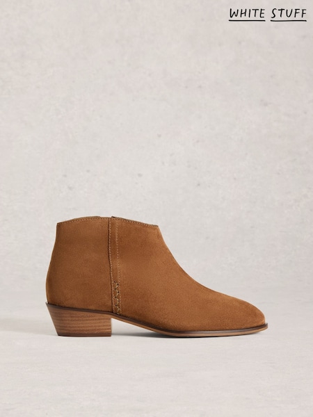 Brown - White Stuff Mia Suede Ankle Boots