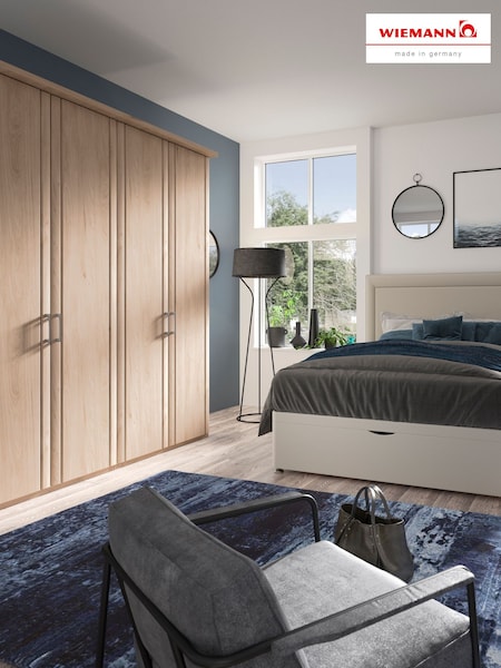 Wiemann Holm Oak Torquay Wood Semi Fitted 4 Door Wardrobe (571489) | £1,180
