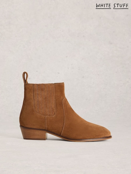 Brown - White Stuff Millie Suede Chelsea Boots