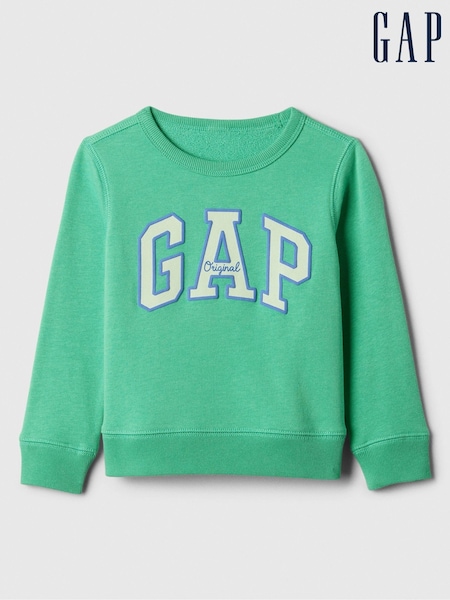 Gap Green Baby Logo Crew Neck Sweatshirt (Newborn-5yrs) (573225) | £5